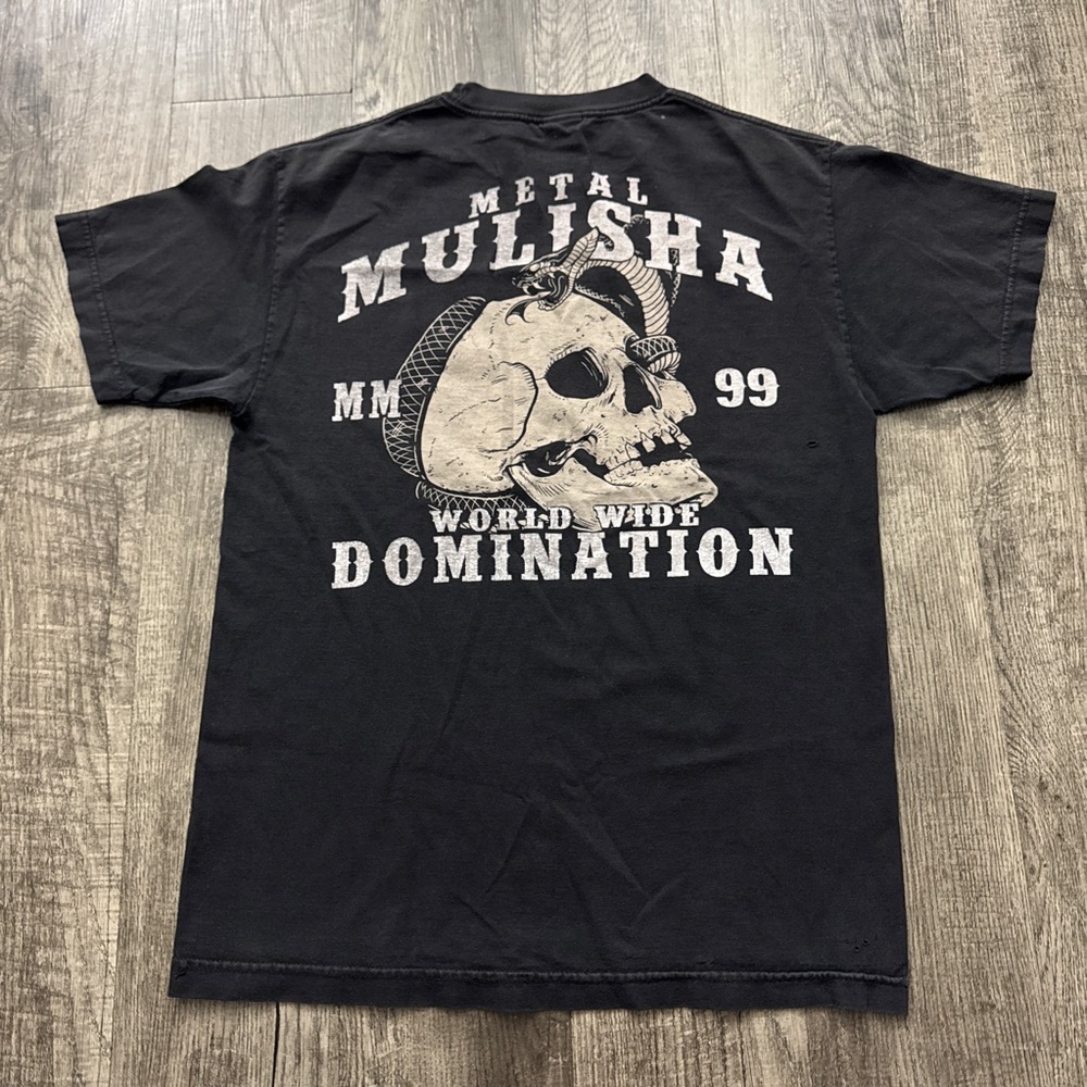 Y2K Metal Mulisha Skull Snake Graphic T Shirt